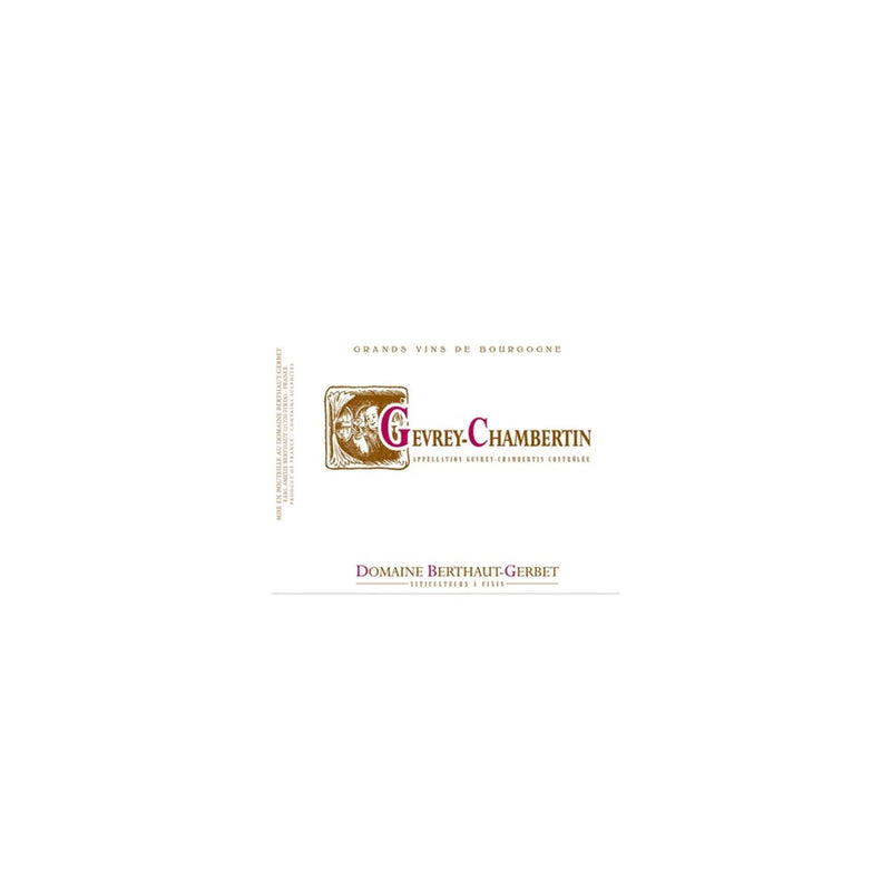2022, Domaine Berthaut-Gerbet, GEVREY-CHAMBERTIN Village